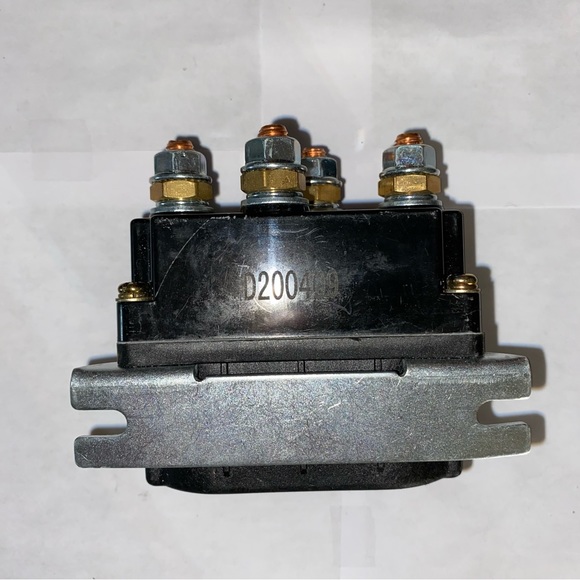 QWORK 12V 250A Seilwind Relais Magnetschalter für AUT UTV 3000-5000lbs